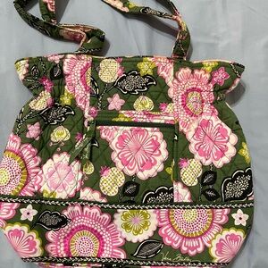 Vera Bradley Glenna Satchel Shoulder Bag – Retired “Olivia Pink” Pattern